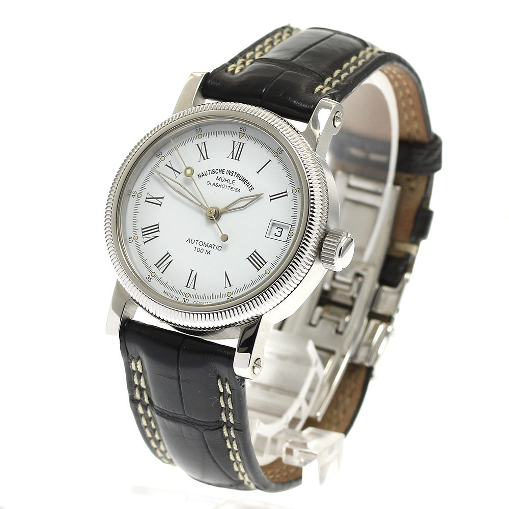 ミューレグラスヒュッテ Muhle Glashutte M1-31-60 デイト 自動巻き ボーイズ _890796