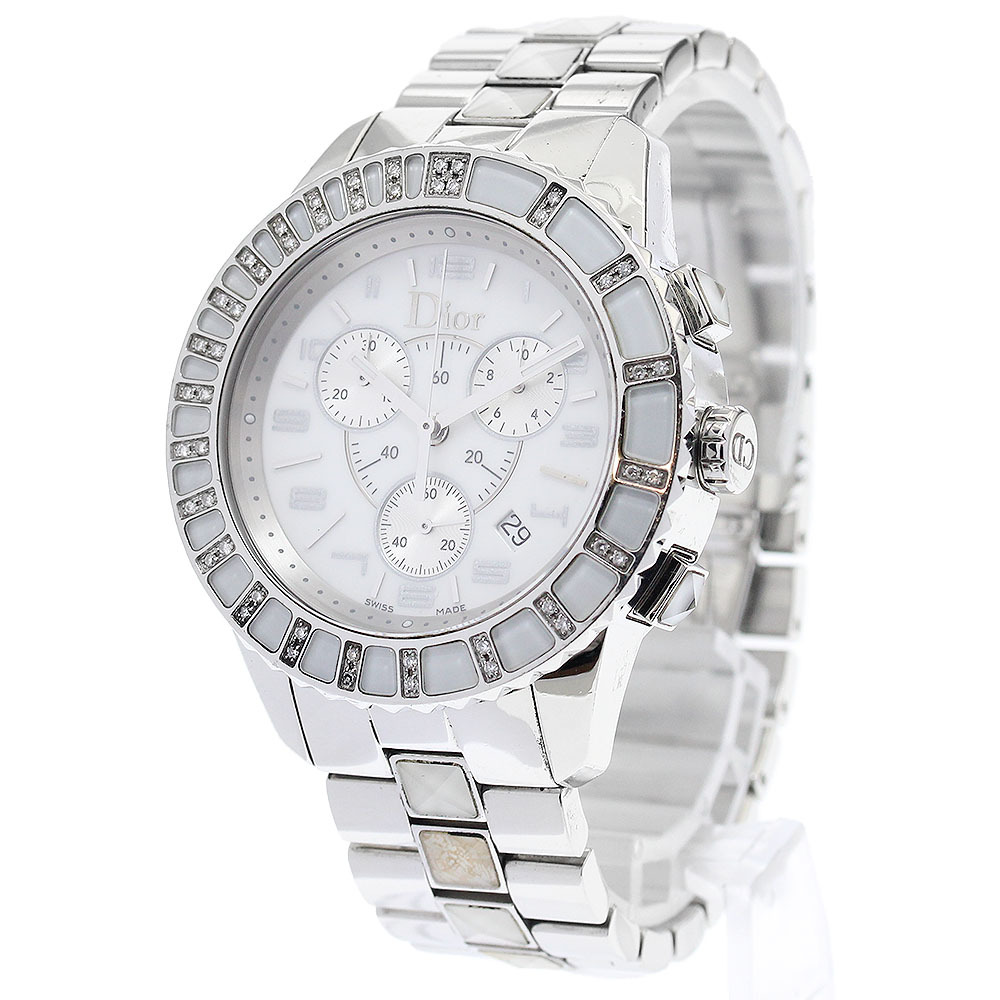  Dior Dior CD114311 crystal бриллиантовая оправа хронограф кварц мужской _888366[ev10]