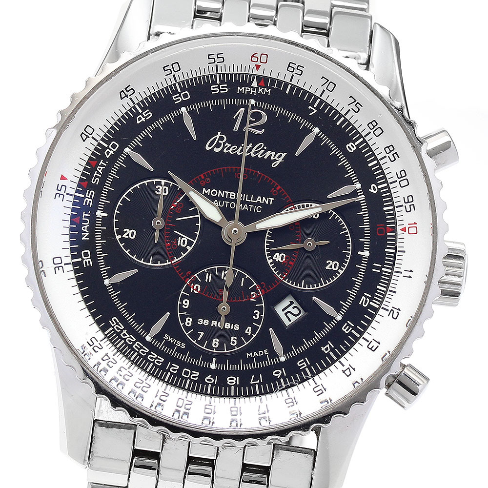 ブライトリング BREITLING A41330 ナビタイマー モンブリラン クロノグラフ 自動(dòng)巻き メンズ 箱付き_876465