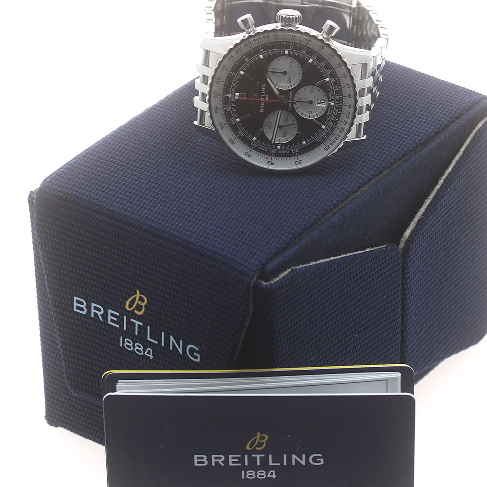 ブライトリング BREITLING AB0138 ナビタイマー 01 クロノグラフ43 自動巻き メンズ 良品 内箱・保証書付き_889569_画像2