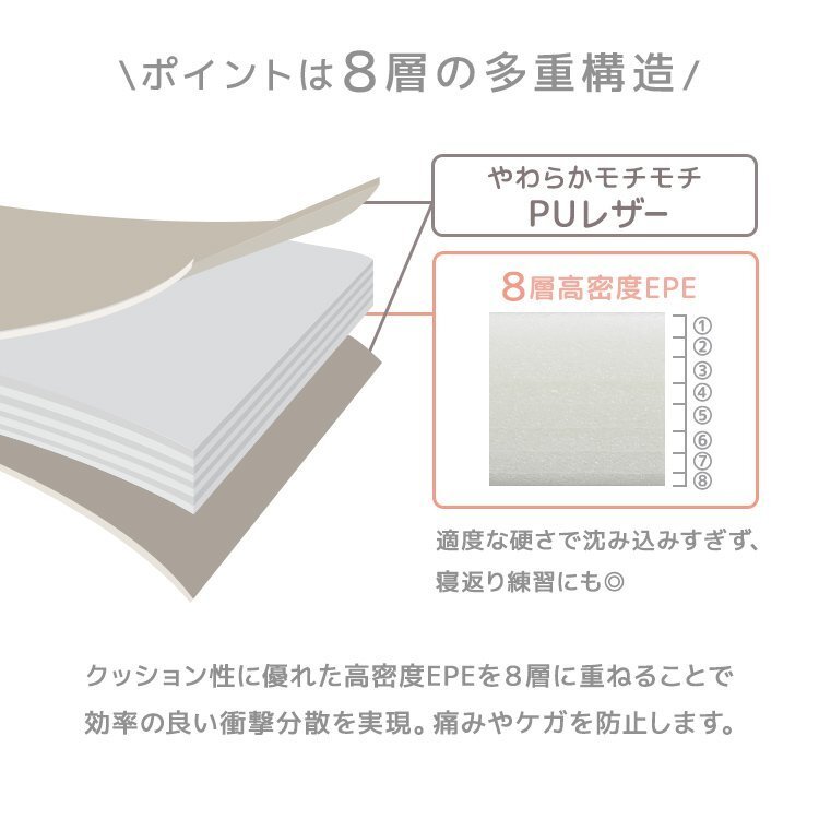 【數(shù)量限定セール】プレイマット 厚手 折りたたみ 大判 マット 赤ちゃん 床暖房対応 4cm 180cm フロアマット ノンホルム 防水 防音 軽量