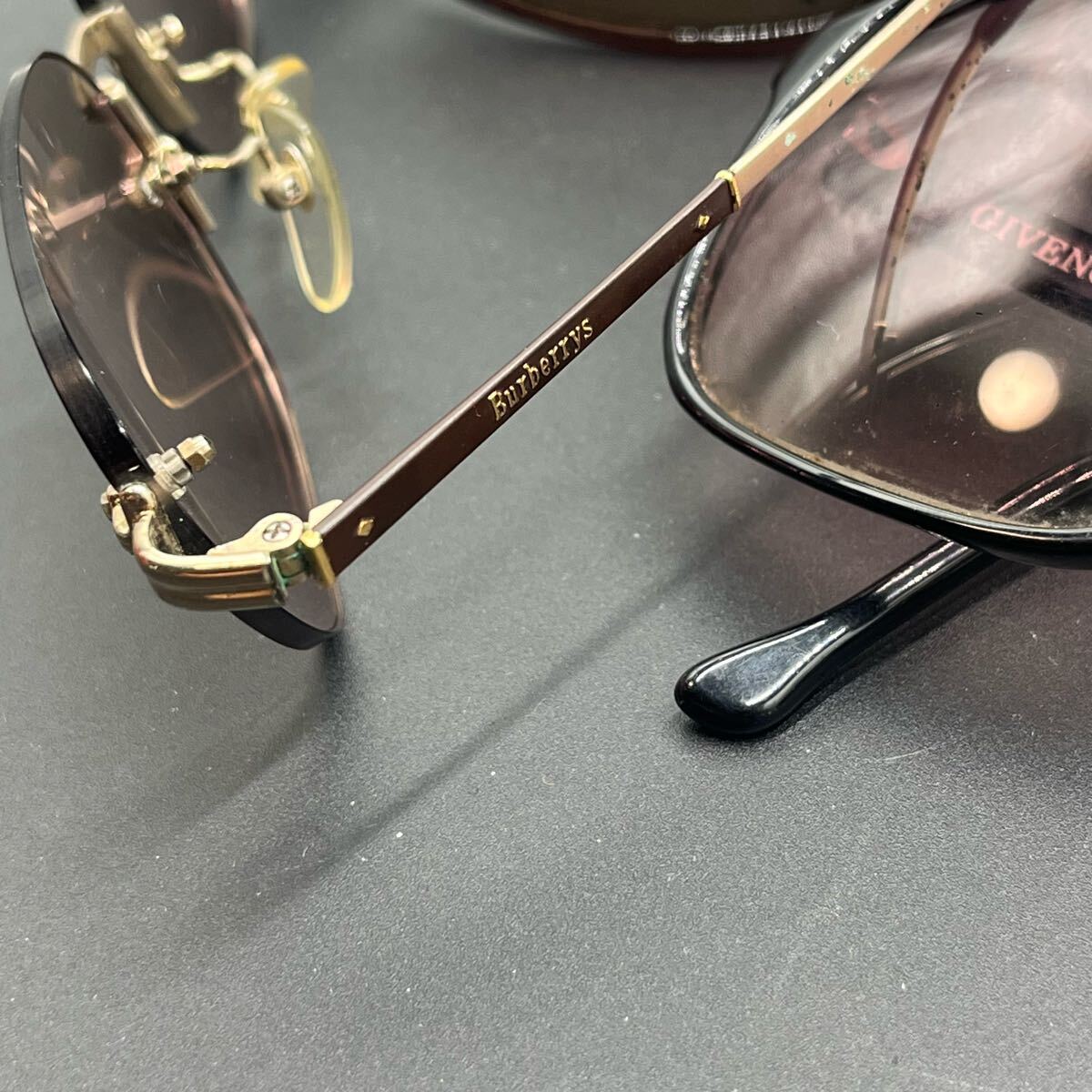 ④ 1円 豪華 サングラス 眼鏡 メガネ アイウェア まとめ BURBERRY バーバリー GIVENCHY ハナエモリ ルドルフ バレンチノ