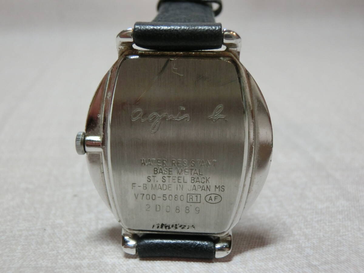 【中古品】アニエスベー ｖ700-5080 腕時計 