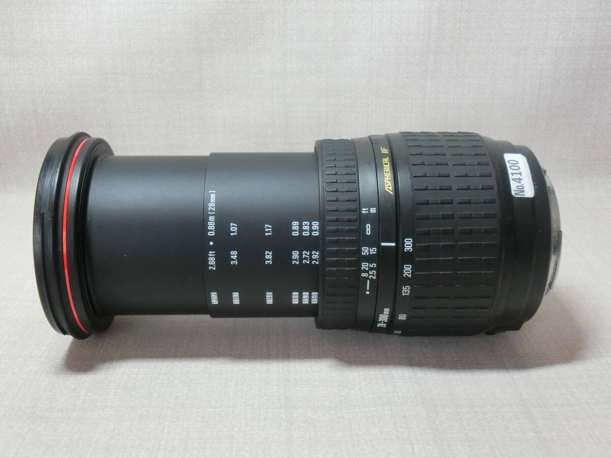 【№4100-レ701021】中古品:中古品シグマ SIGMA ZOOM 28-300mm F3.5-6.3 DL レンズ 現状渡す_画像4