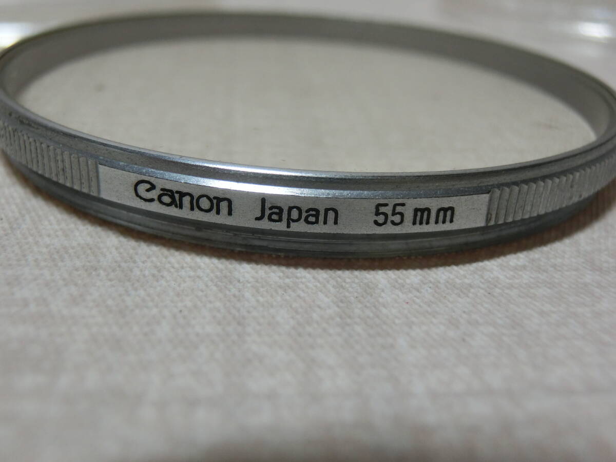【中古品/現(xiàn)狀品】Canon 55mm SL39.3C 銀枠 フィルター キャノン（9060）