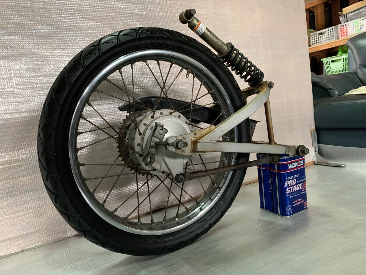 ヤマハ RZ50 RA02J RA01J スイングアーム タイヤ ホイール サス ブレーキ 検 1HK TZR TZM50 YZ80 エイプ 2スト K2 キタコ デイトナ 売切