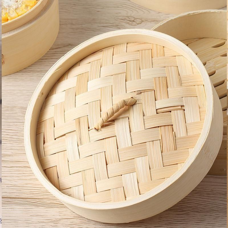 竹 せいろ 蒸し器 中華せいろ 21cm 竹セイロ セット せいろ身×2 ふた×1 対応 蒸籠 セイロ