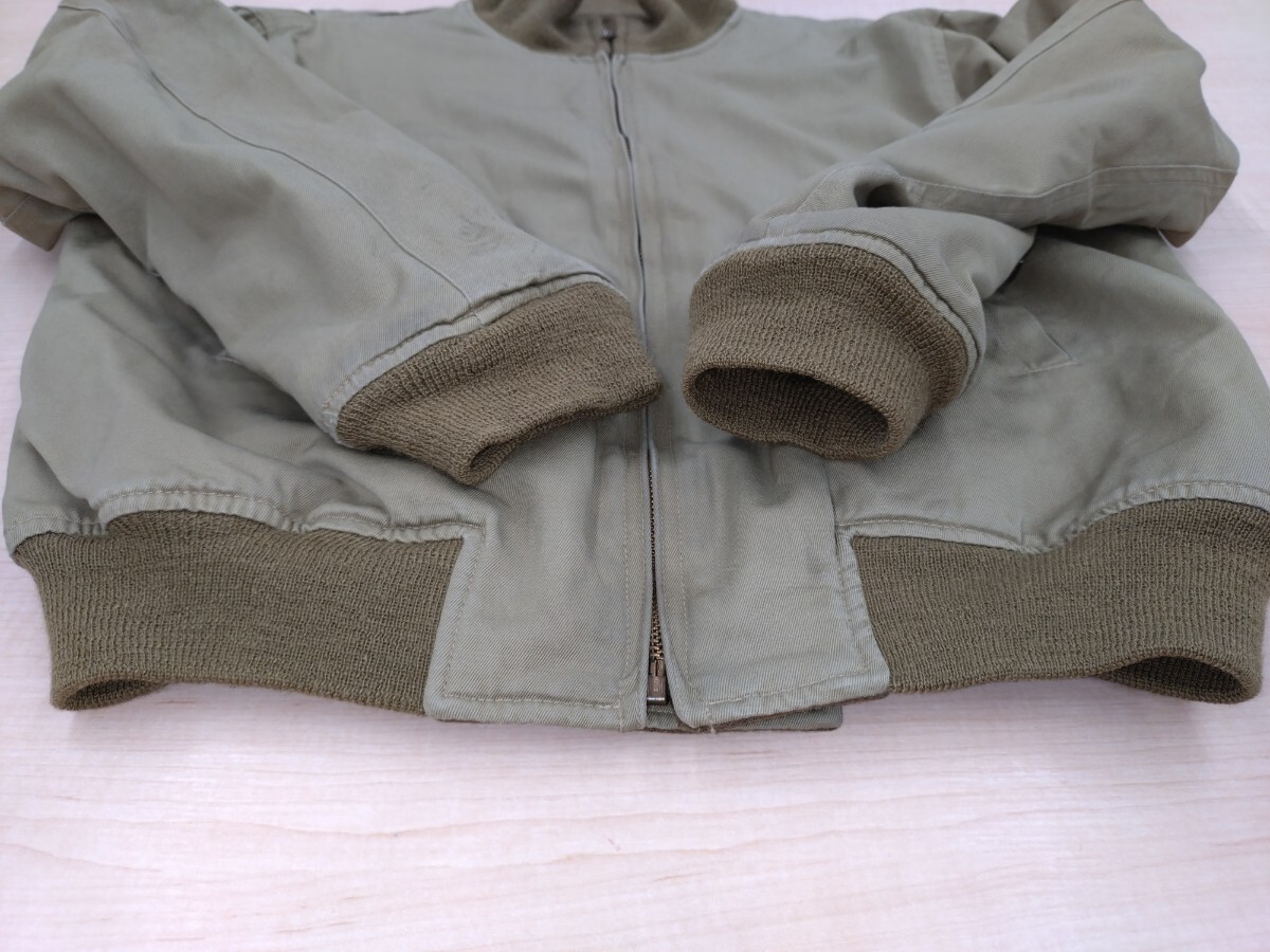 キャブクロージング　タンカース 38インチ Mサイズ相當(dāng)名品 豪華!右肩ナム戦パッチ付きカスタムジャケットビンテージ無料サービスあり！