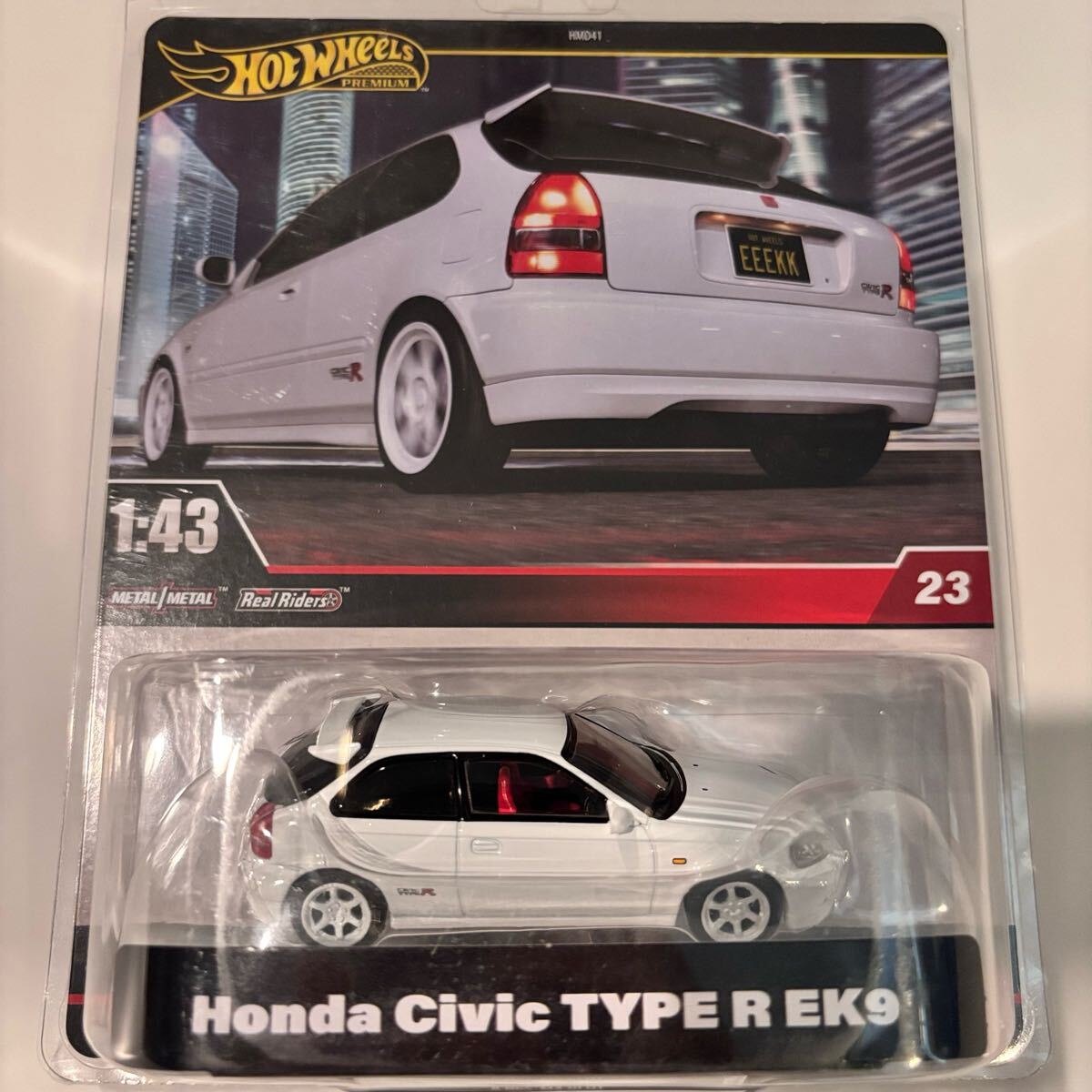 1/43 ホットウィール HONDA CIVIC TYPE R EK9 ホンダ シビック