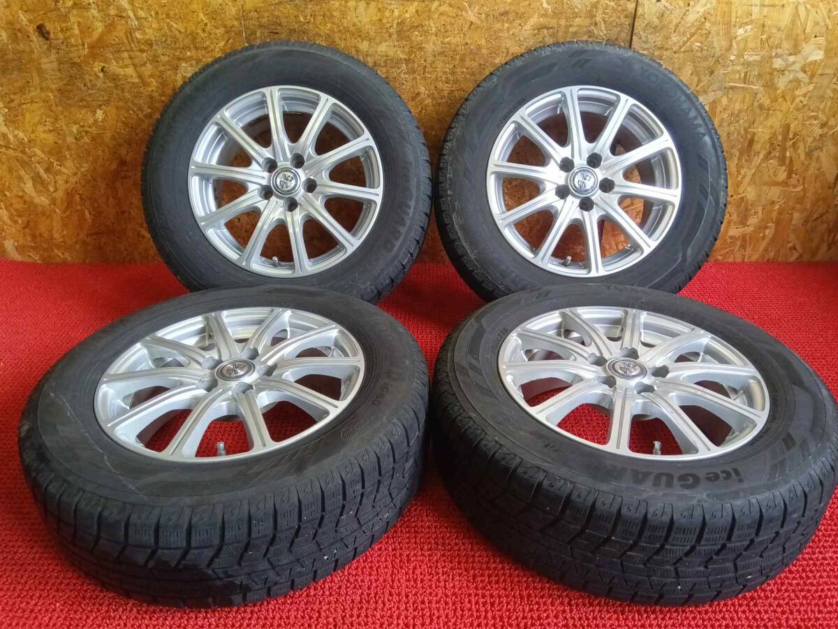 ヨコハマ IG60 195/65R15 ホイールセット 4本 中古 売切!!