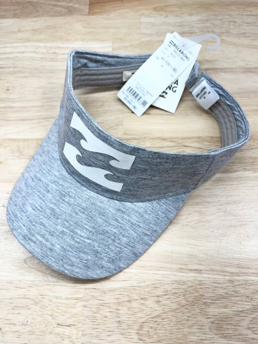 BILLABONG ビラボン サンバイザー　グレー