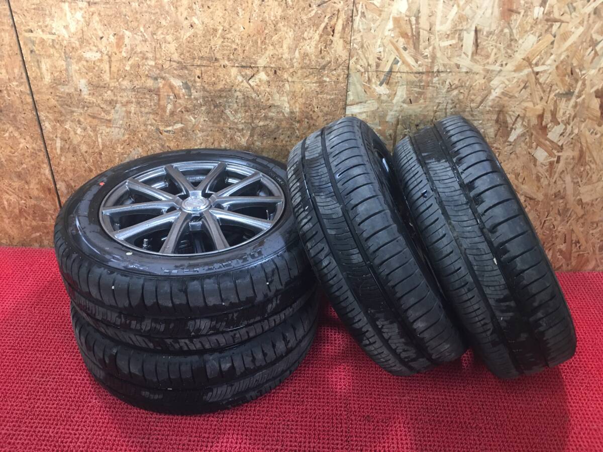  Step WGN и т.д.!! неоригинальный AW 16×6.5J OFF53 PCD114.3 5 дыра 205/60R16 Dunlop RV505 летние шины 2025 год производства распродажа!!