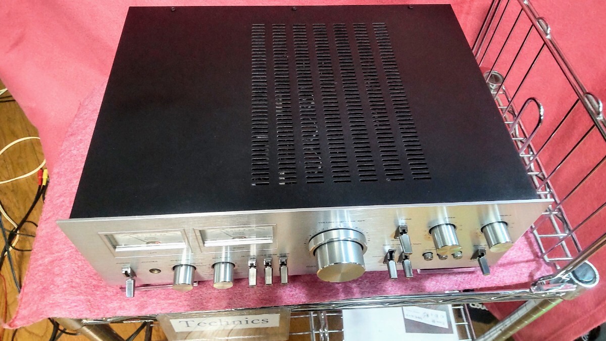 テクニクスプリメイン SU-7700Ⅱ 昭和の70S名作その270青色照明が超～格好イイの別バージョン仕様動作仕上がり良好6000円スタートです！