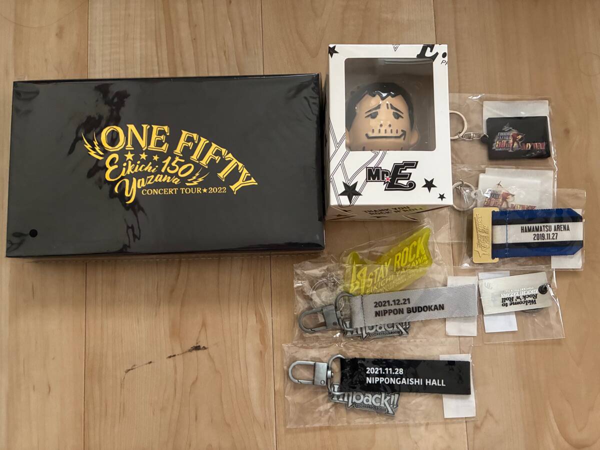 矢沢永吉　150回限定メタルトレイ,Mr.Eぬいぐるみ,SSピンバッジ,ポケット灰皿,シルエットアクリルBOX,チケット半券化粧多數(shù)(レアあり)