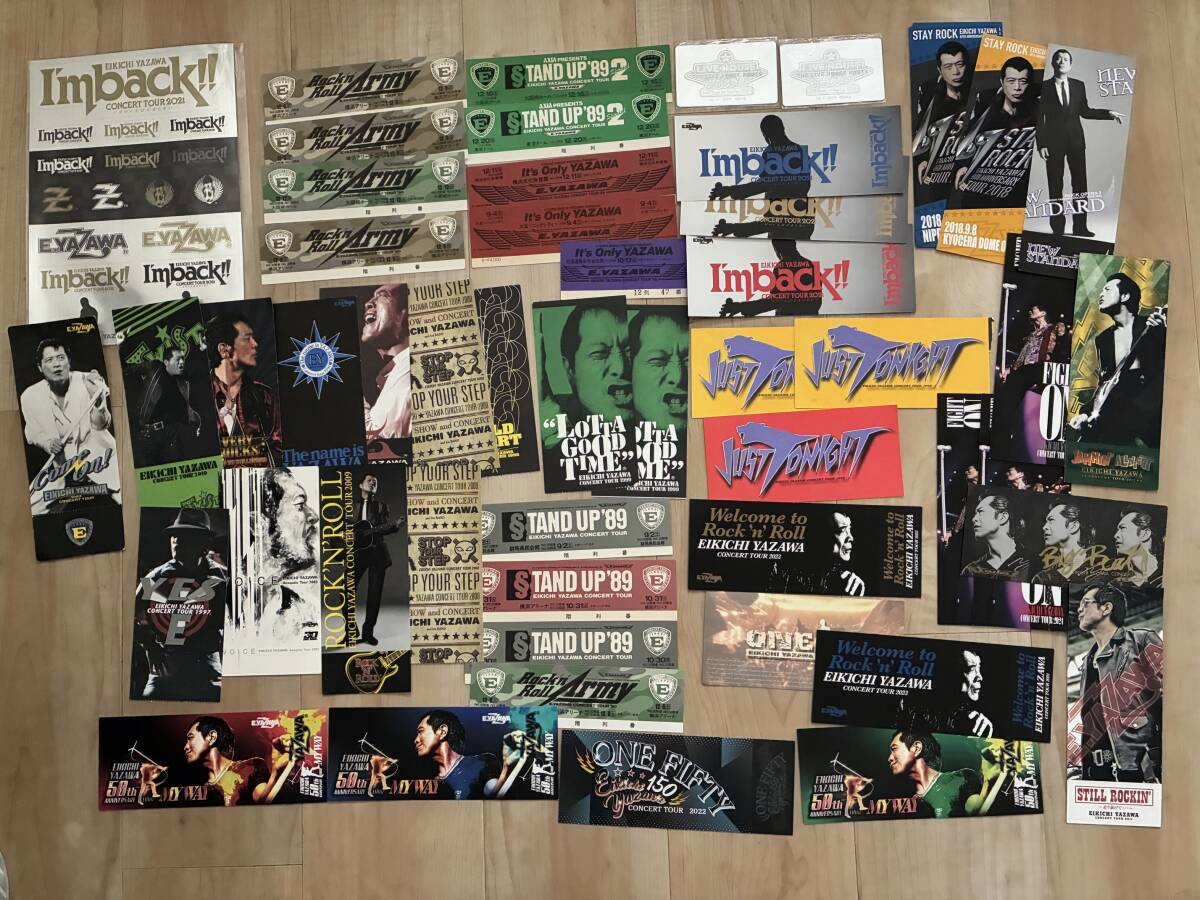 矢沢永吉　150回限定メタルトレイ,Mr.Eぬいぐるみ,SSピンバッジ,ポケット灰皿,シルエットアクリルBOX,チケット半券化粧多數(shù)(レアあり)