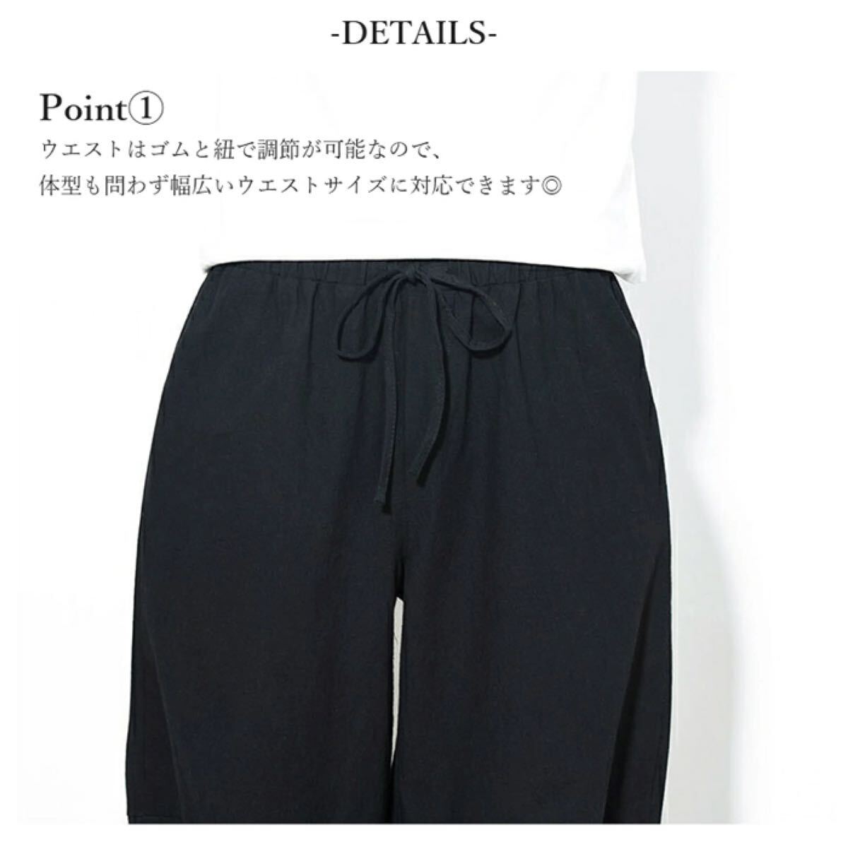 ワイドパンツ サルエルパンツ イージーパンツ メンズ アラジンパンツ 綿麻風 カーキ 2XL