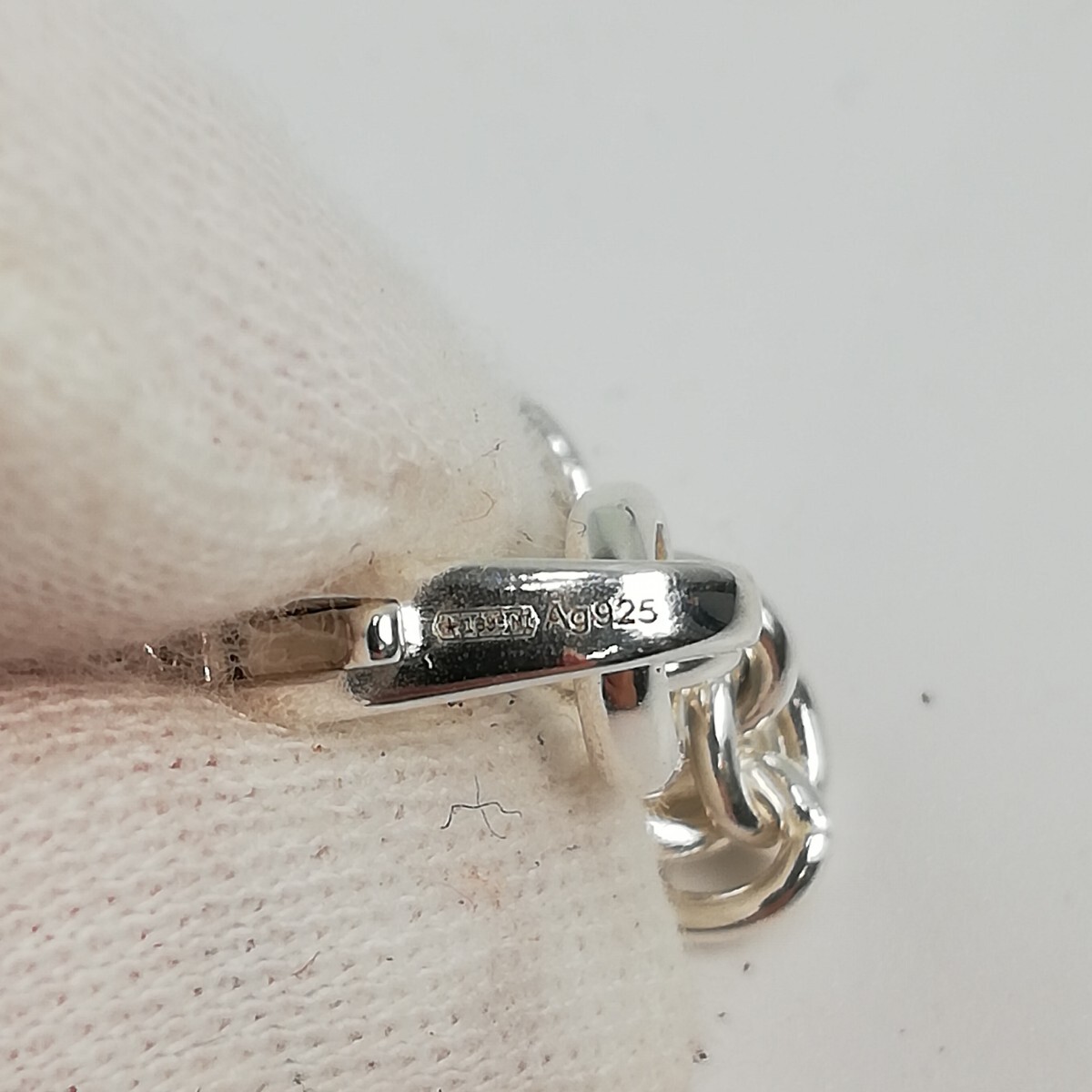 KA★1円～ 美品 GUCCI グッチ インターロッキングG SILVER シルバー Ag925 刻印 ネックレス ペンダント アクセサリー 付屬品あり SV925