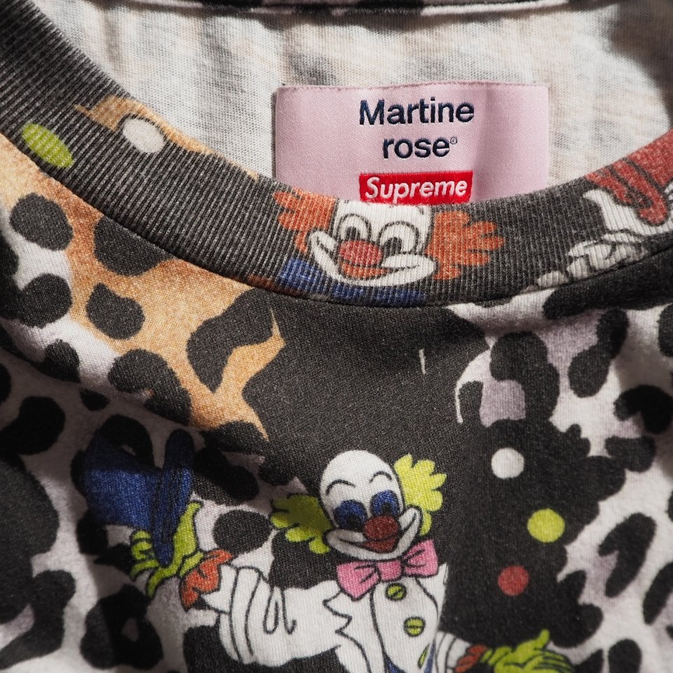 C3340P ▼Supreme シュプリーム × Martine rose マーティンローズ▼ 24AW S/S TOP プリント Tシャツ マルチカラー M 半袖 春夏 rb