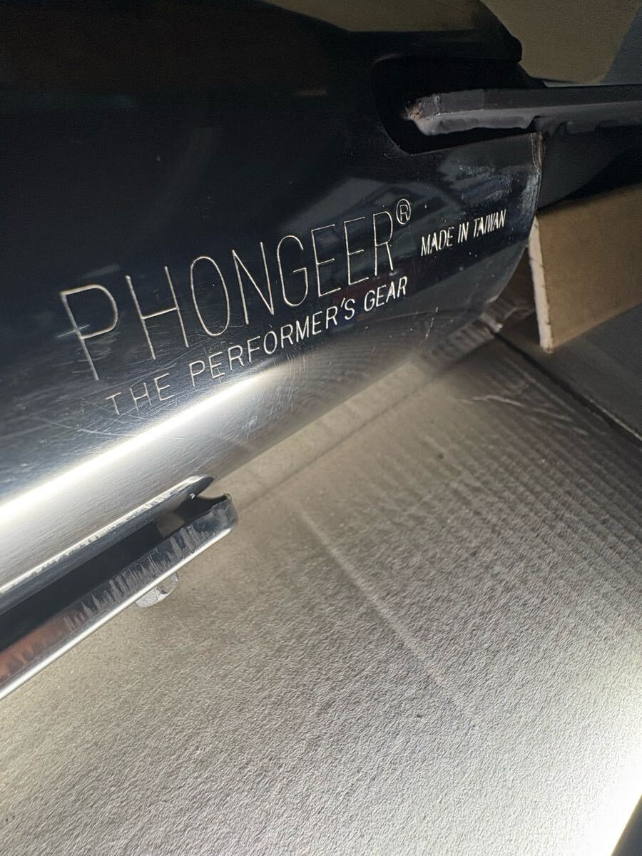 ※ジャンク※ PHONGEER 舊PG PG管　BW’S100 マフラー 4VP ヤマハ 5FA グランドアクシス　チャンバー　スポマフ　スポチャン
