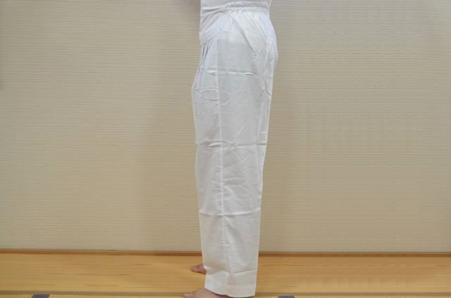山笠 祭り 用品　東京いろは ブランド　ダボパンツ 白　サイズ中（Mサイズ）　yamakasa-dabopan-03