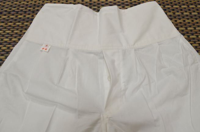 山笠 祭り 用品　東京いろは ブランド　ダボパンツ 白　サイズ特大（LLサイズ）　yamakasa-dabopan-01