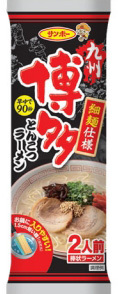 n人気 おすすめ サンポー食品 大人気 博多豚骨ラーメン 細(xì)麺 うまかぞー 九州博多 全國送料無料6
