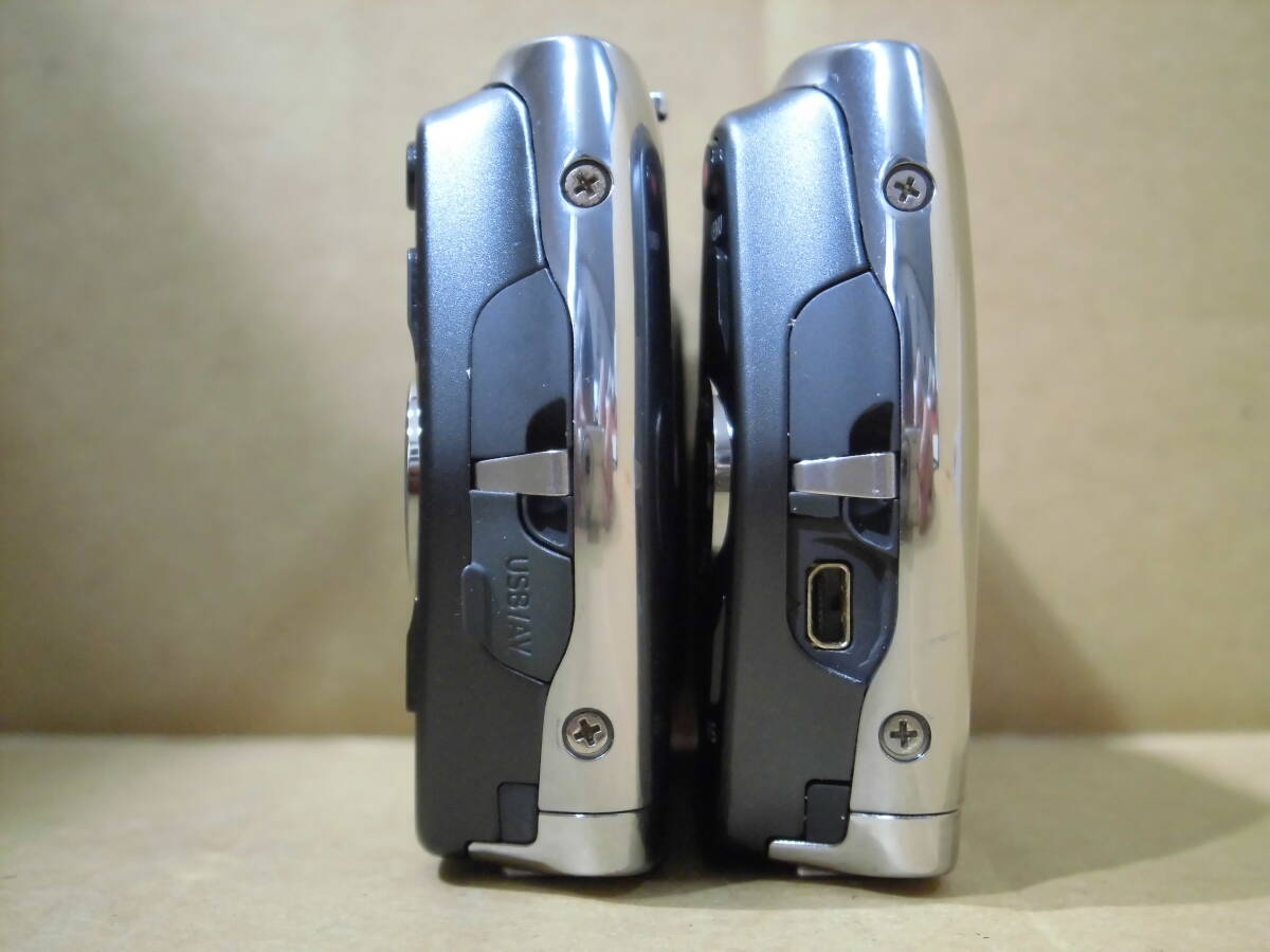 カシオ コンパクト デジタルカメラ エクシリム EX- Z370 シルバー 2臺(tái) 　當(dāng)時(shí)物　　