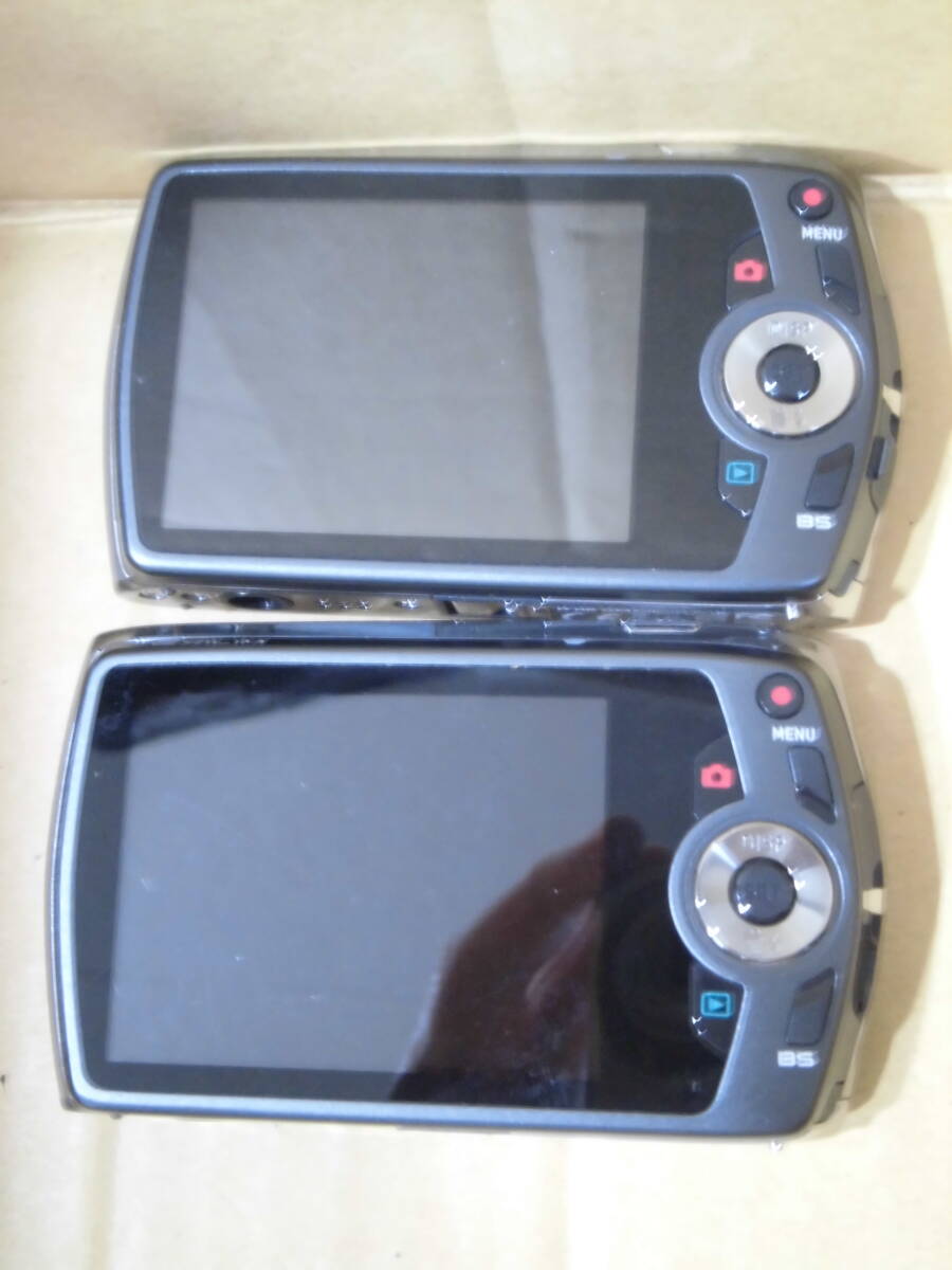 カシオ コンパクト デジタルカメラ エクシリム EX- Z370 シルバー 2臺(tái) 　當(dāng)時(shí)物　　