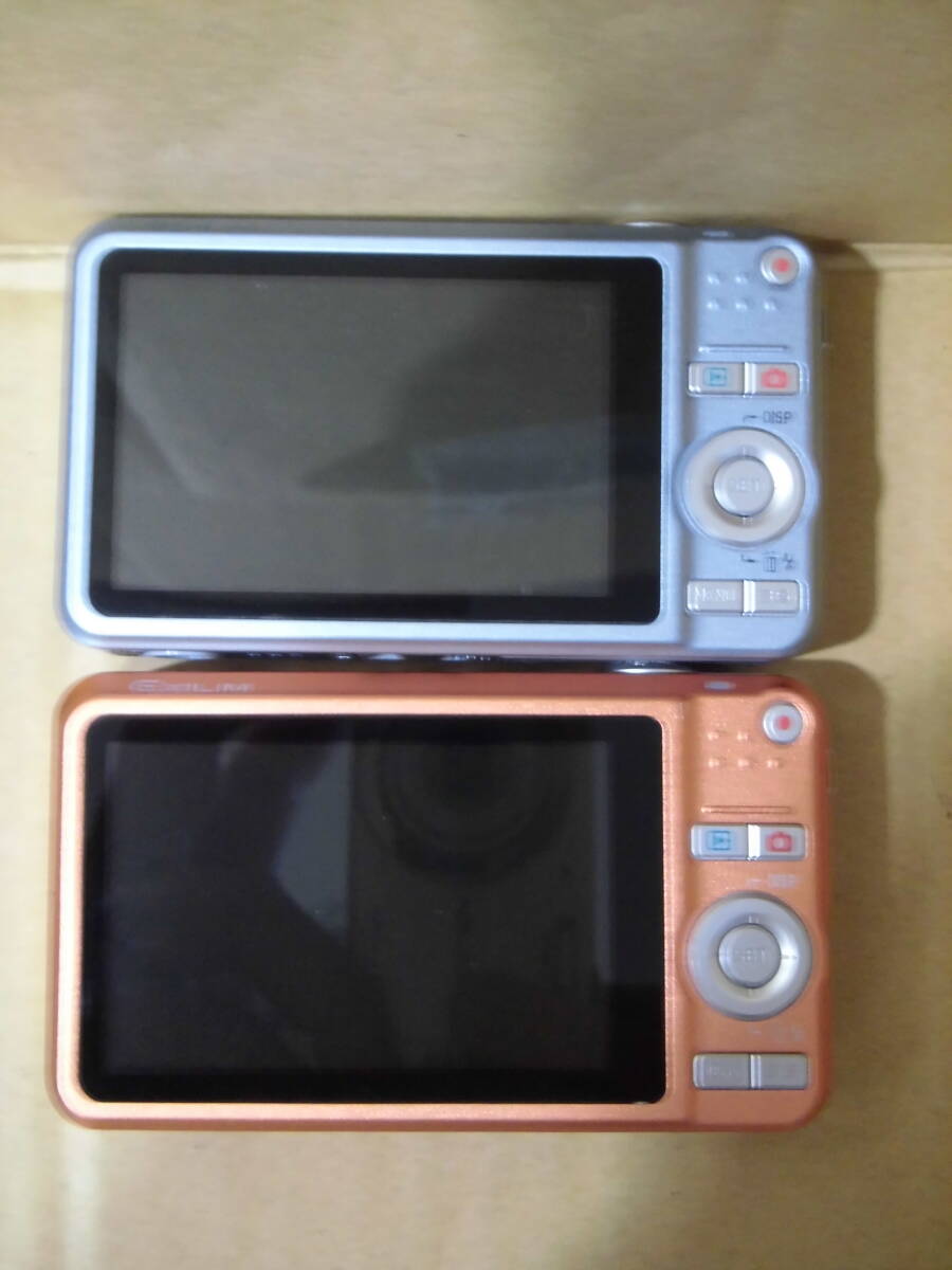 カシオ コンパクト デジタルカメラ エクシリム EX-Z85 ブルー & オレンジ 　當時物　　
