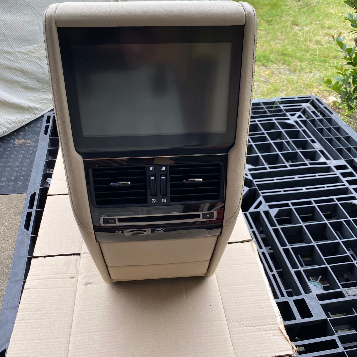 美品 LS600 后期 エグゼクティブ センターコンソール モニター シフト パネル Lセレクト LS460 UVF USF fスポーツ TRD tom's レクサスLS