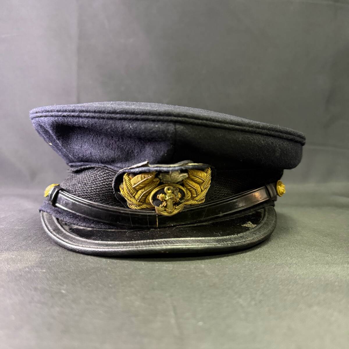 ミリタリー 旧日本軍 大日本帝国軍 軍帽 制帽 帽子 コスプレ C 6869C 希少 ☆ 大日本帝国『 旧日本海軍 帽子 』☆ 当時物ミリタリー