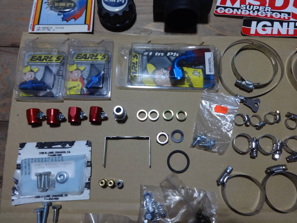 中古　空冷VW　アールズフィッティング?バンド他パーツ色々　おまけステッカー