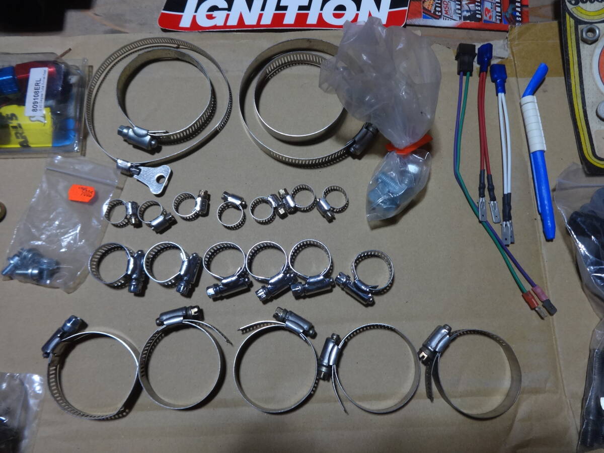 中古　空冷VW　アールズフィッティング?バンド他パーツ色々　おまけステッカー