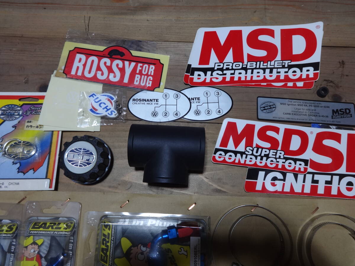 中古　空冷VW　アールズフィッティング?バンド他パーツ色々　おまけステッカー