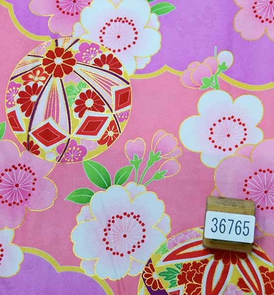  2 сяку рукав кимоно hakama полный комплект Junior для . исправление 135cm~150cm 100 цветок .. розовый цвет hakama модификация возможность церемония окончания новый товар ( АО ) дешево рисовое поле магазин NO36765-2