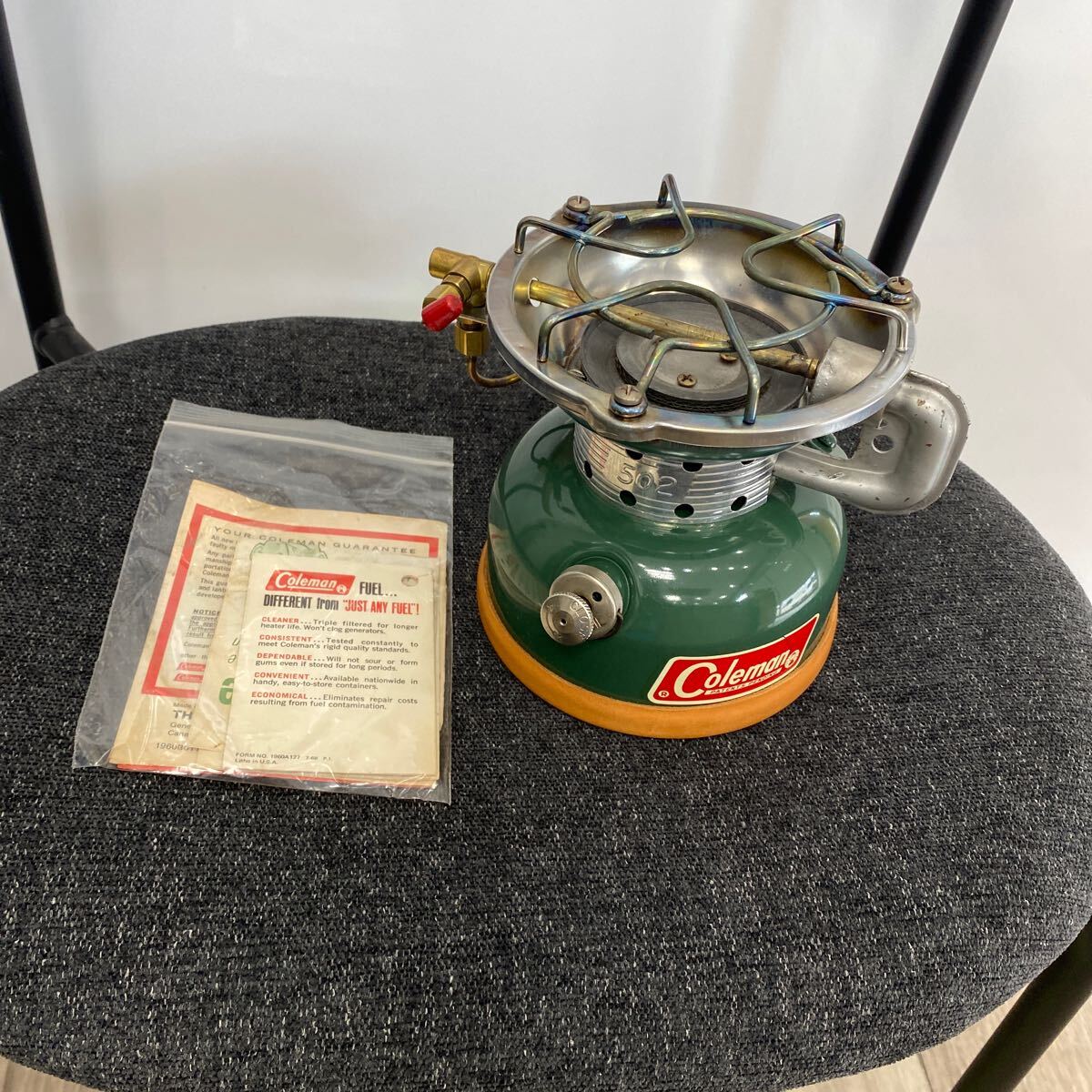Coleman コールマン シングルバーナー 502 キャンプ用品　ホワイトガソリン ヴィンテージ 70年 502-5891