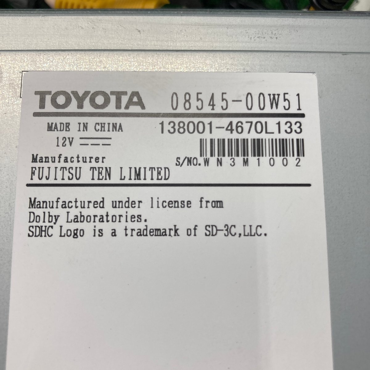 !! Toyota оригинальный Memory Navi NSZT-W64 2015 год осенний выпуск рабочее состояние подтверждено (W4097)!!