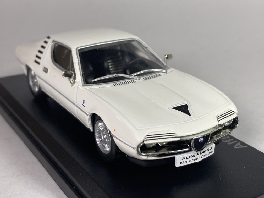 アルファロメオ モントリオール クーペ Alfa Romeo Montreal Coupe (1975) 1/43 - アシェット名車コレクション Hachette