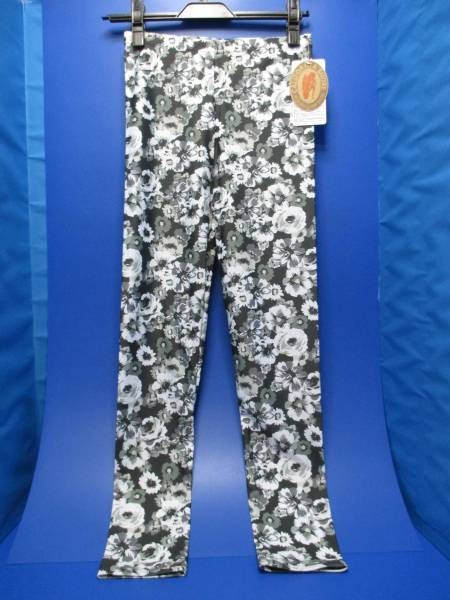 送料無(wú)料?新品★女性水著 ロングパンツ M カーキ色 花柄 ★y