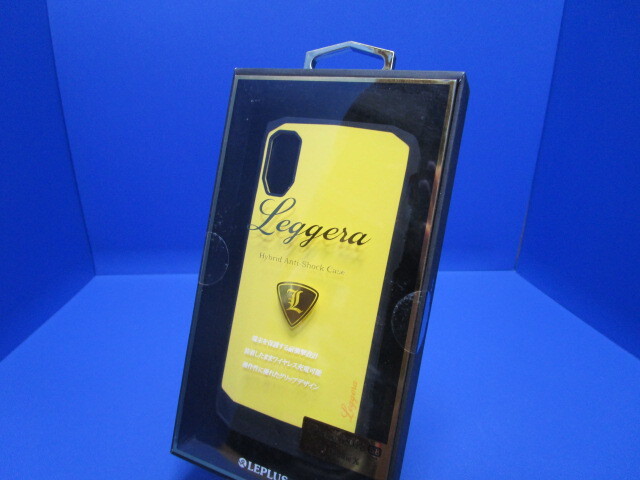MSso дракон shonziPhone XS iPhone X кейс ударопрочный hybrid кейс LEGGERA solid желтый LP-IPSHVLSYE