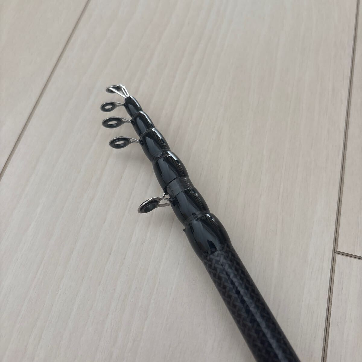 フライロッド テレスコロッド コンパクトロッド トップカバー 竿袋付き 渓流釣り_画像3