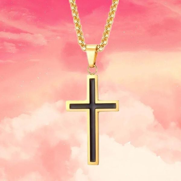【定価43800円】【１円スタート】クロスチェーン クロスペンダント ヒップホッ プ パンク