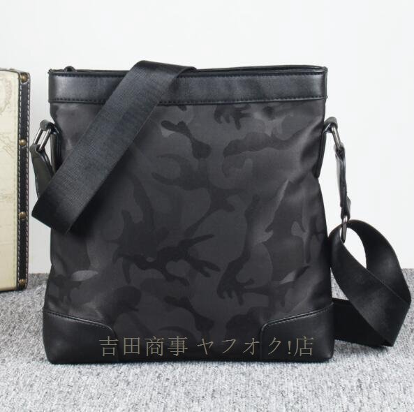 ★新品ショルダーバック　ビジネス　シンプル斜めがけ　おしゃれ 軽量　鞄　かばん　メンズ　通勤通学旅行青_画像9