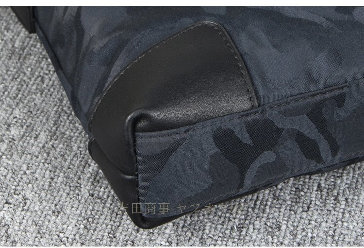 ★新品ショルダーバック　ビジネス　シンプル斜めがけ　おしゃれ 軽量　鞄　かばん　メンズ　通勤通学旅行青_画像7