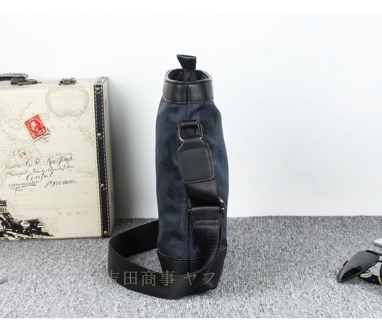 ★新品ショルダーバック　ビジネス　シンプル斜めがけ　おしゃれ 軽量　鞄　かばん　メンズ　通勤通学旅行青_画像3