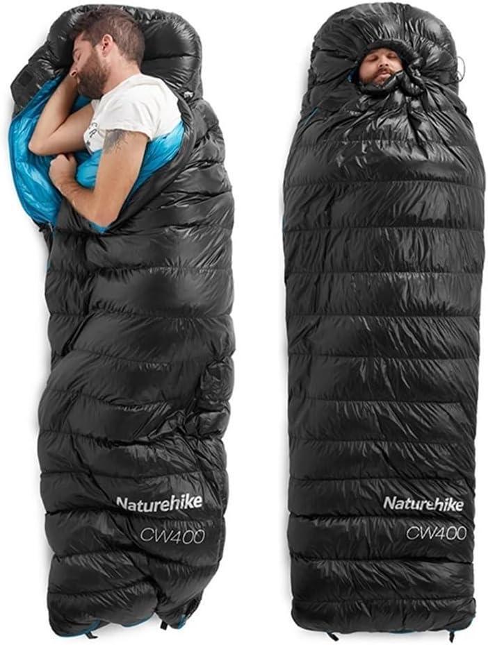 CW400 寝袋 軽量 ダックダウン 冬用 厚手 暖かい 超軽量
