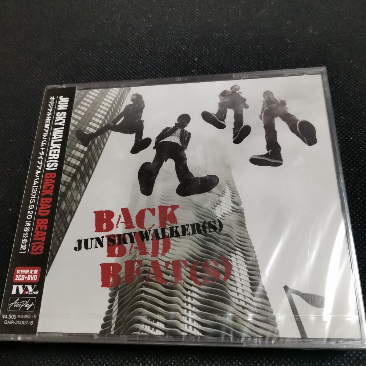 JUN SKY WALKER (S) BACK BAD BEAT (S) [CD+DVD] [3枚組] [初回出荷限定盤]　●未開封　▲多少外裝傷みやケース日焼けあり★寫真通りの商品
