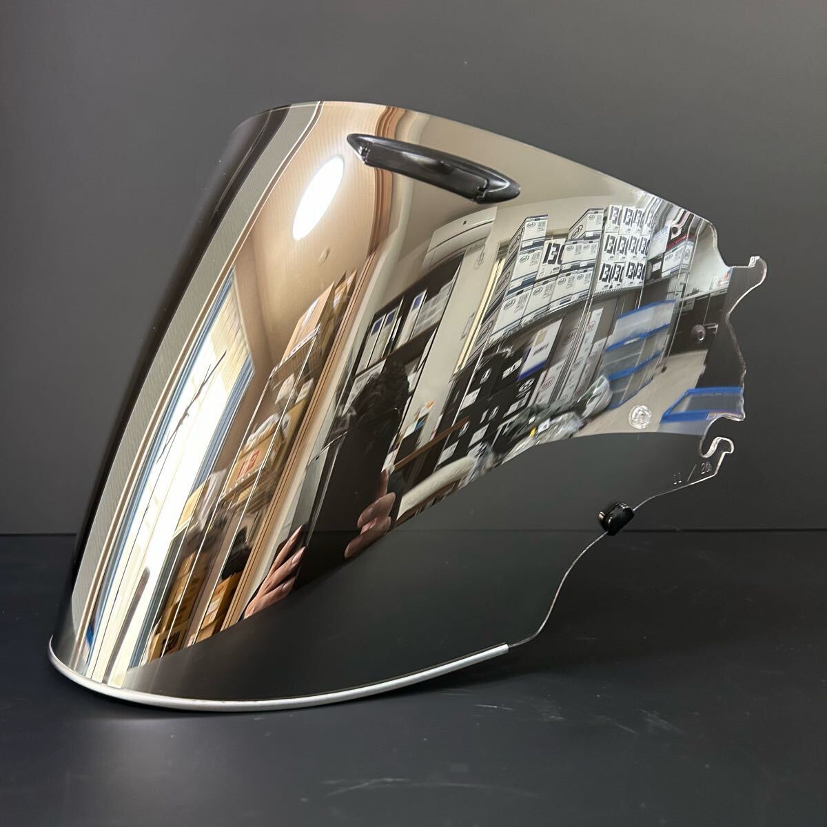 ★純正 Arai VAS-Z アライ ミラーシールド ヘルメット シールド VZ-RAM チタンUVシェルター 抗撥水性 ビクトリーキス A70602-2