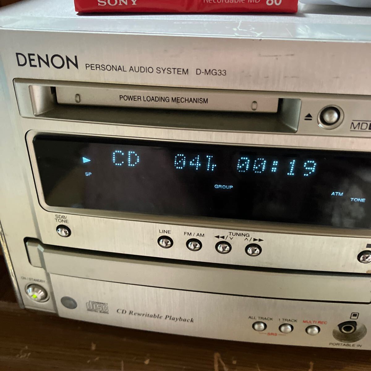 DENON D-MG33ベルト交換済送料込