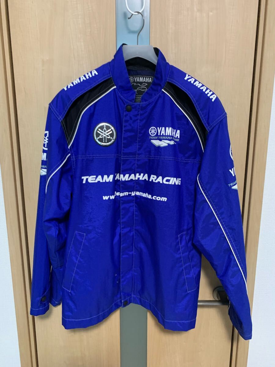 激レア！TEAM YAMAHA チーム ヤマハナイロンジャケット L 激レア！TEAM YAMAHA チーム ヤマハナイロンジャケット L Rare